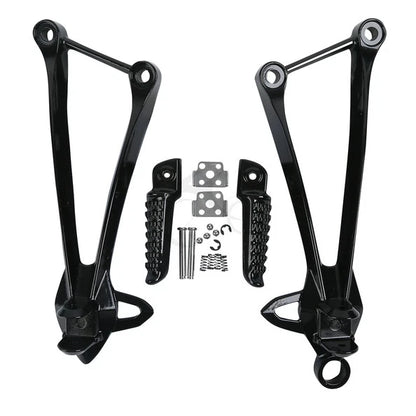 Rear Footrest Foot Pegs Bracket Fit For Kawasaki Ninja ZX636 13-24 ZX10R 08-10