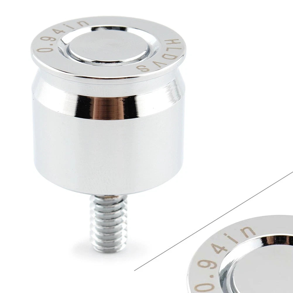 M6 Rear Fender Seat Bolt Knob Cover For Harley Sportster Street Glide Silver US