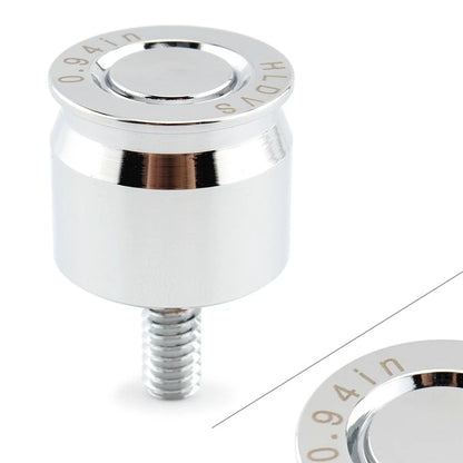 M6 Rear Fender Seat Bolt Knob Cover For Harley Sportster Street Glide Silver US
