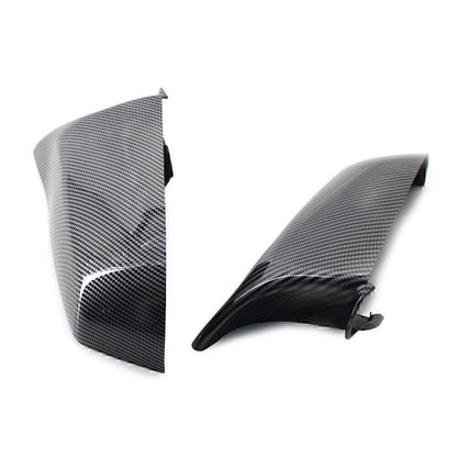 2x Carbon Fiber Rear View Mirror Cover Trim For BMW 5 Series E60 F10 F01 F02 E63