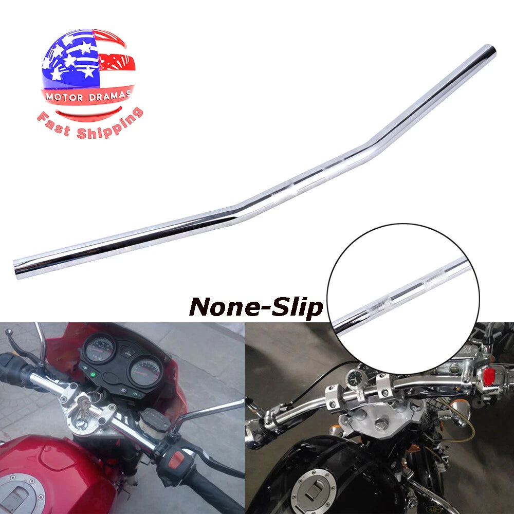 1'' Drag Bars Custom Handlebars For Harley Sportster XL 883 1200 Dyna Low Rider
