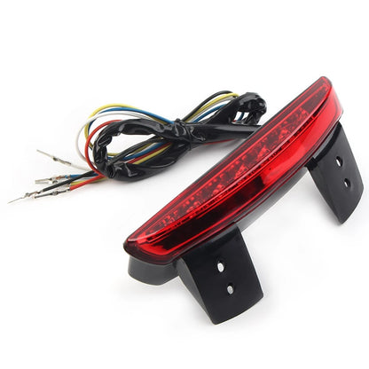 Motorcycle Rear Mudguard Edge Brake Tail Light Red For Harley Breakout Bobber