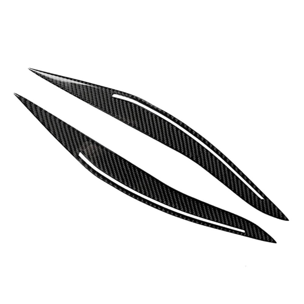 Car Headlight Eyebrows Eyelids Cover Trim For BMW 5 Series F10 Sedan 2014-2016