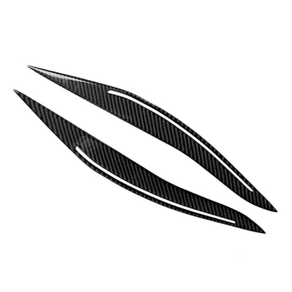 Car Headlight Eyebrows Eyelids Cover Trim For BMW 5 Series F10 Sedan 2014-2016