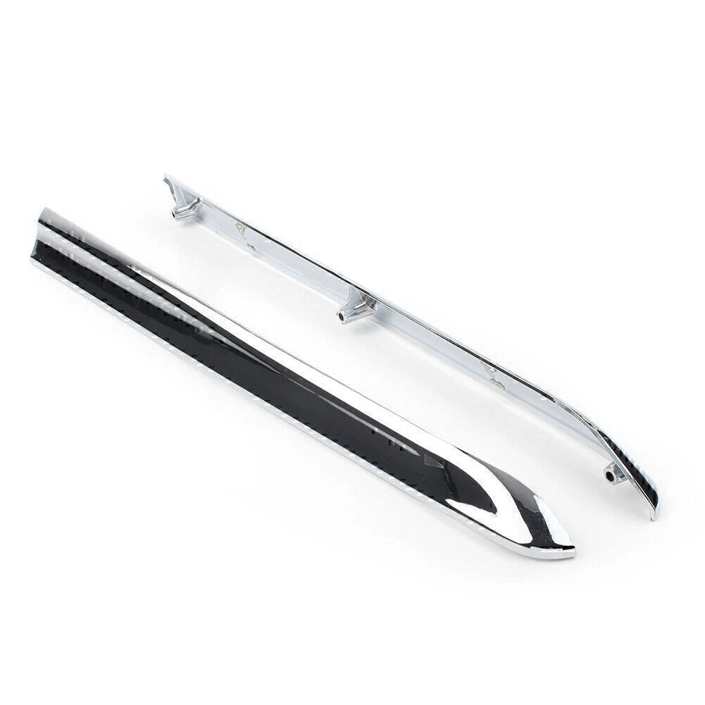 2x Chrome Left & Right Saddlebag Moulding For Honda Goldwing GL1800 2001-2011 02