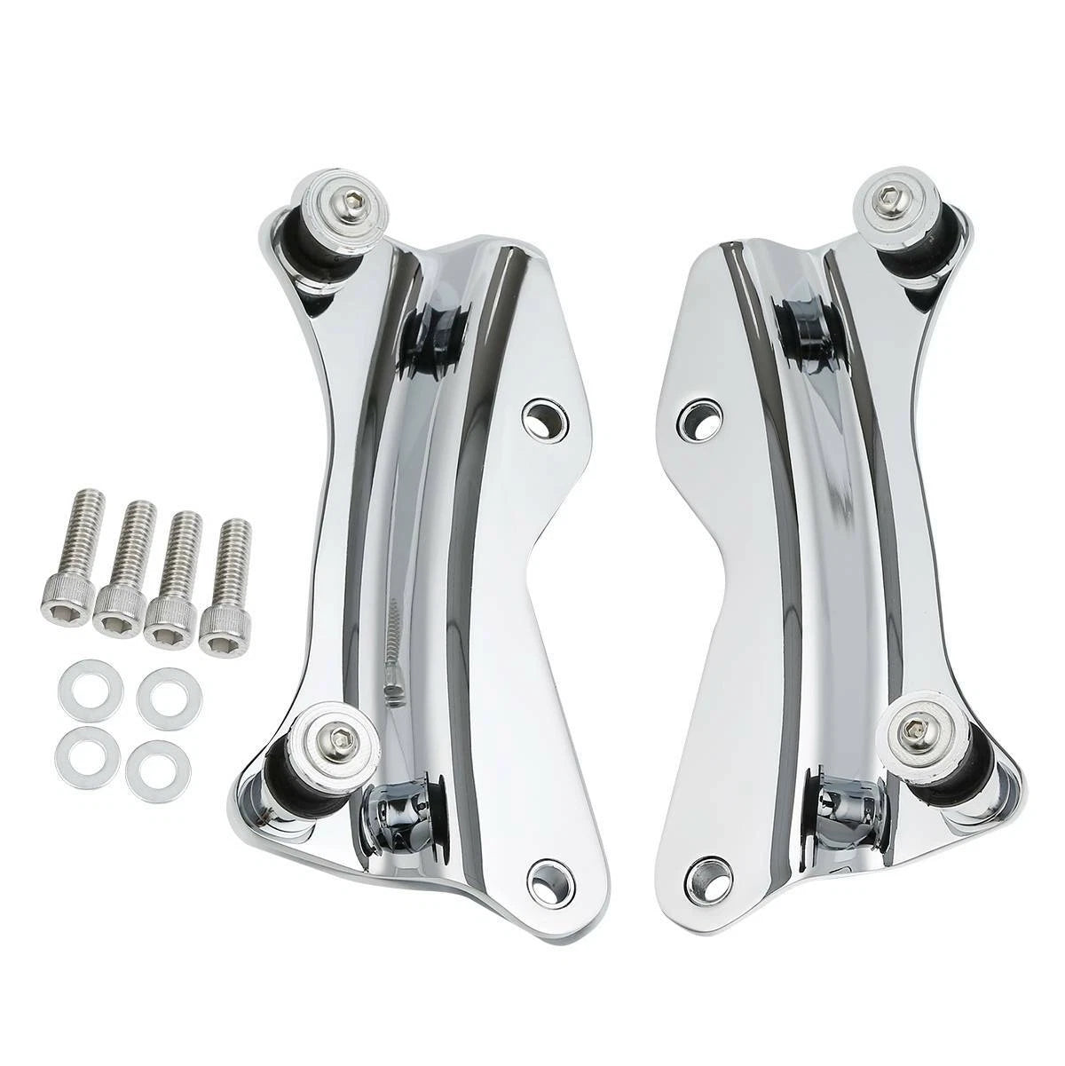 Sissy Bar Backrest Rack & Docking Kit Fit For Harley Touring Street Glide 14-24