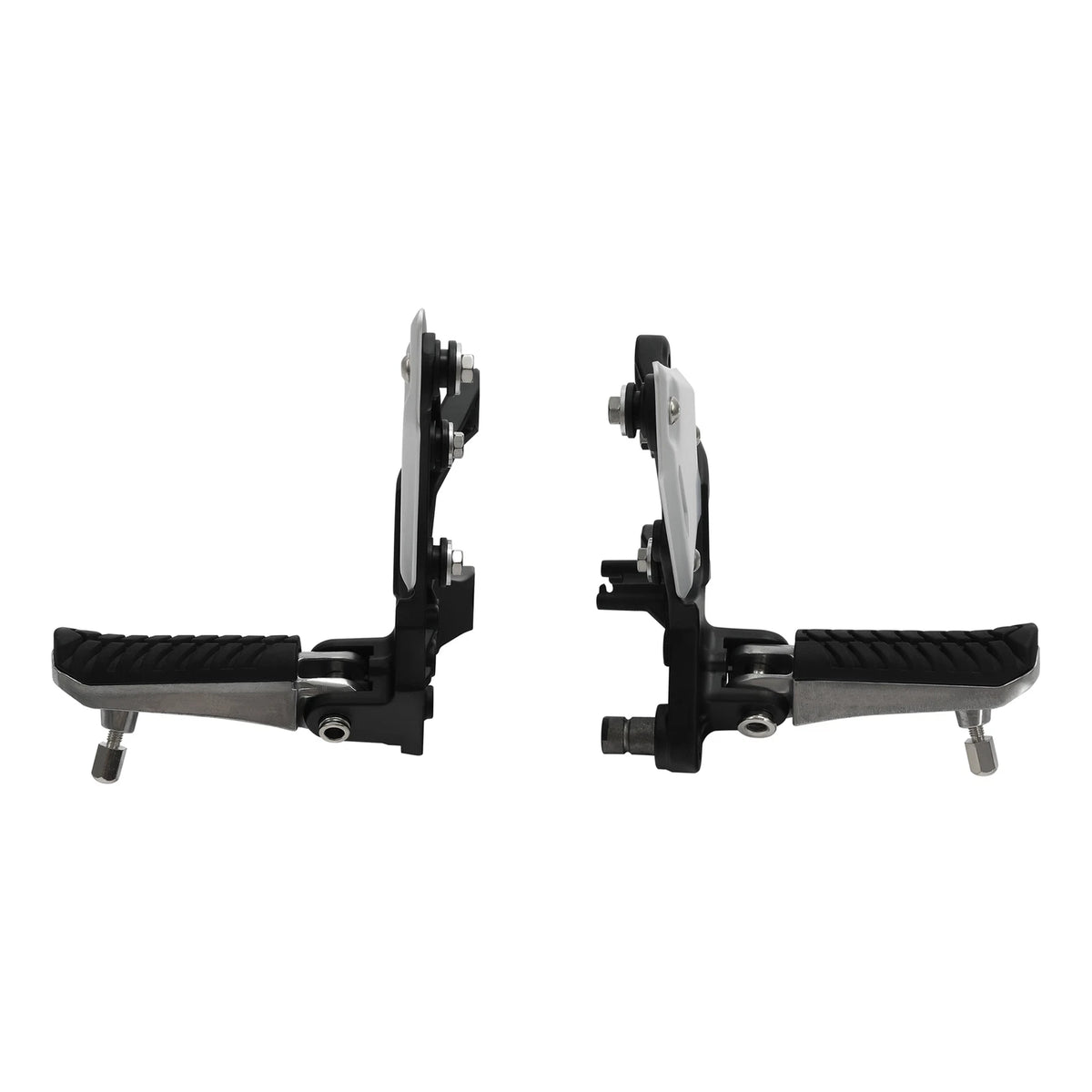 Front Driver Foot Pegs Pedals Bracket Fit For Kawasaki Z900 2017-2024 2023 Black