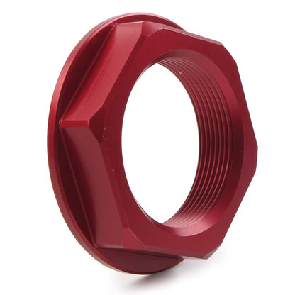 36mm Universal Motorcycle Triple Tree Stem Yoke Center Hole Nut CNC Red US