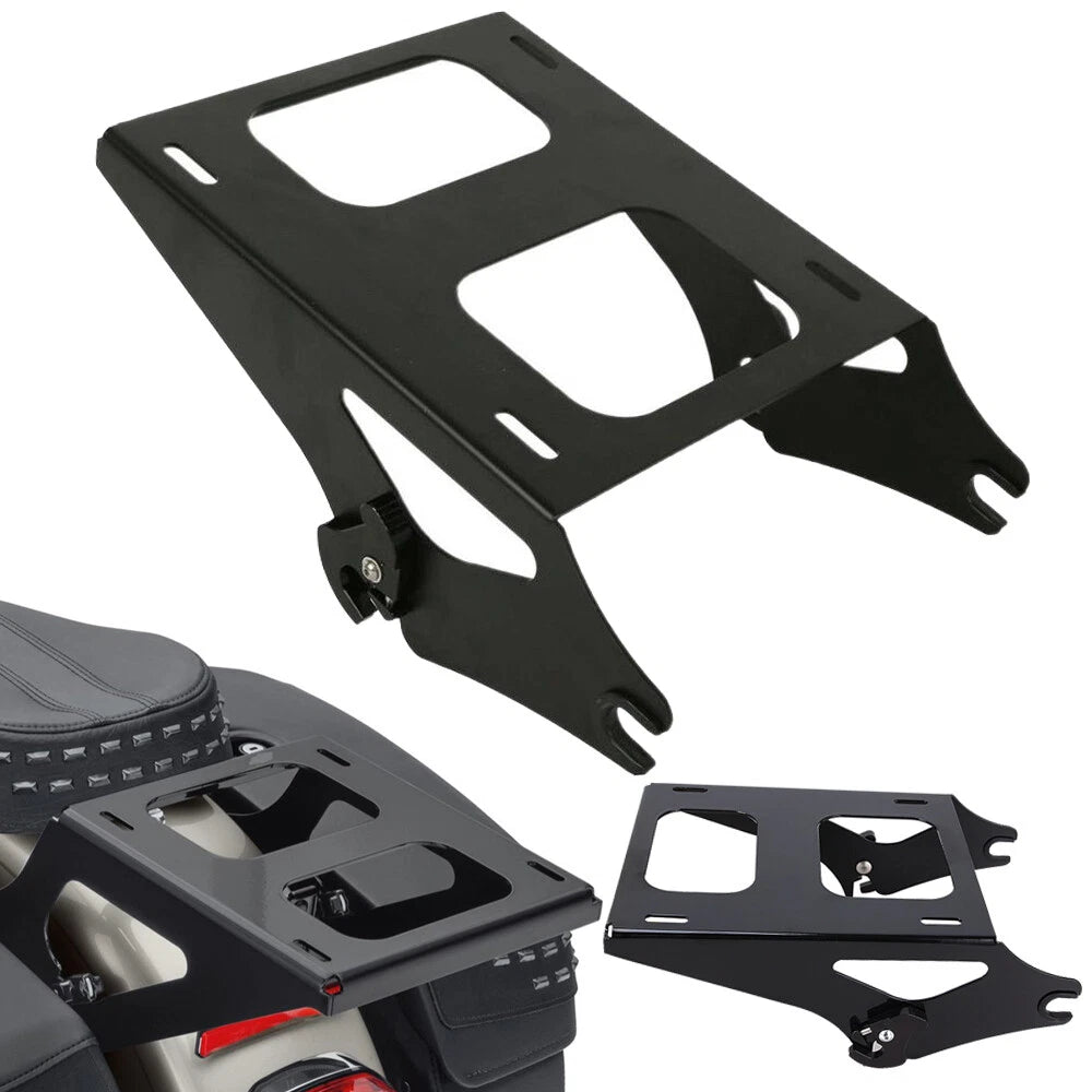 Detachable Two-Up Tour Pak Pack Mounting Luggage Rack For Harley Touring 2014-23