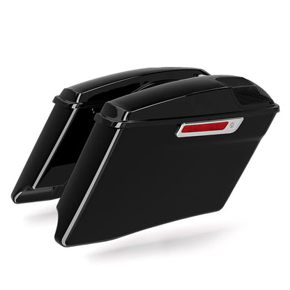 4" Extended Hard Saddlebags &Rear Fender Fit For Harley Touring Glide 2014-24 23