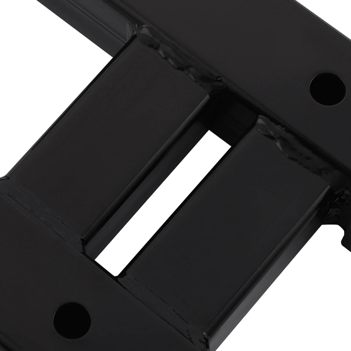 Rear Dual 2" Trailer Hitch Receiver Rise Drop Extender Adapter Tow Truck 4000LB