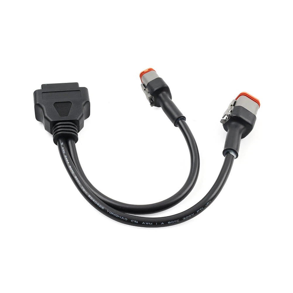 Motor 6 Pin 4 Pin to OBD2 Adapter Cable Diagnostic Scanner 2in1 For Harley US
