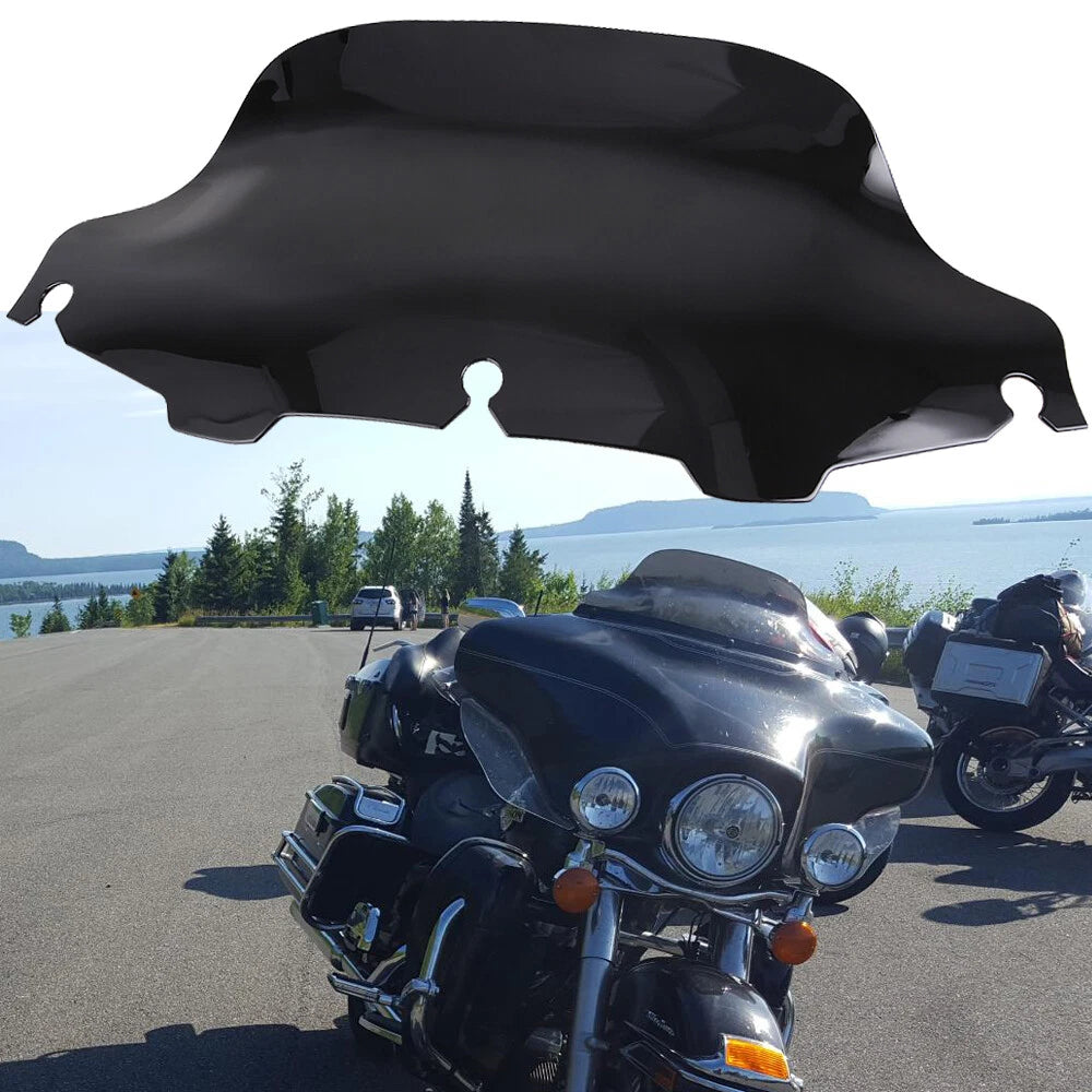 8" Wave Windshield Windscreen For Harley Touring Electra Street Glide FL 1996-13