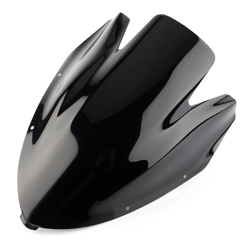 Front Windshield Windscreen Windproof Fit Kawasaki NINJA 650 ER6F 2006-08 Black