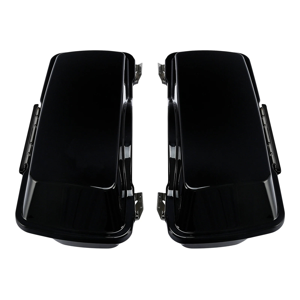 Hard SaddleBags w/Conversion Bracket Fit For Harley Softail Fatboy 1984-17 16 15