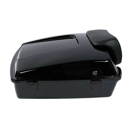 Razor Trunk Backrest Rack & Plate Fit For Harley Touring Glide 97-08