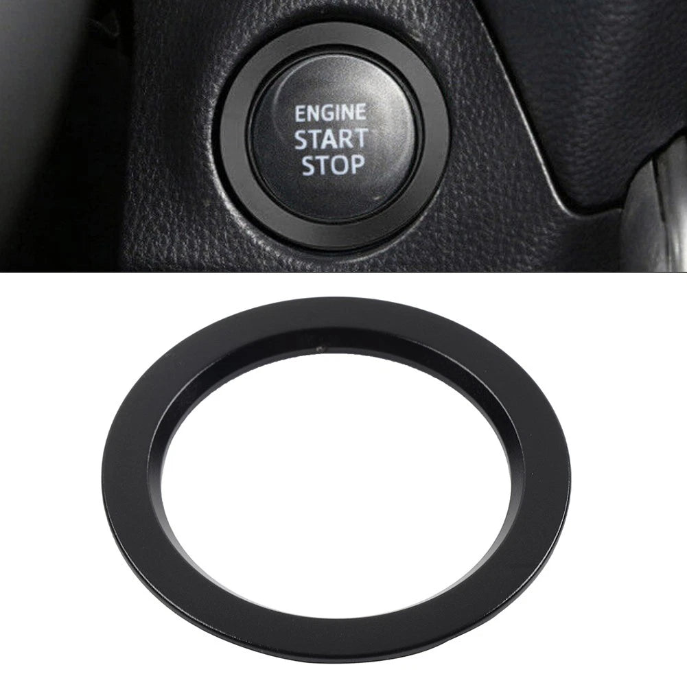 Engine Start Stop Button Trim Ring For Toyota Tacoma Yaris Camry Prius Black