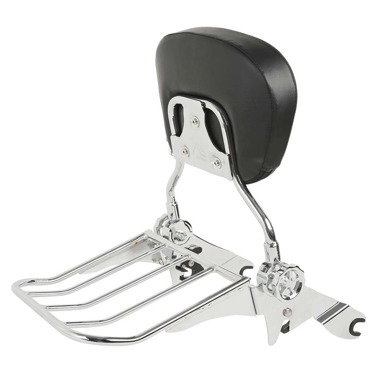 Sissy Bar Backrest Rack & Docking Kit Fit For Harley Touring Street Glide 14-24
