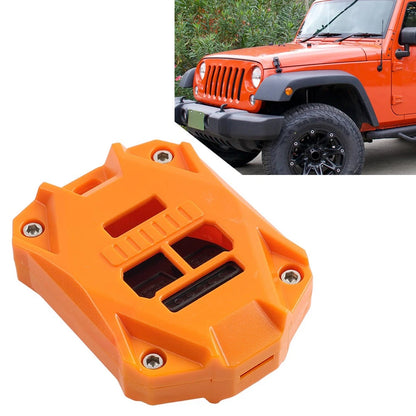 1pc ABS Car Key Fob Shell Case Cover Fit Jeep Wrangler JK 2007 - 2017 orange
