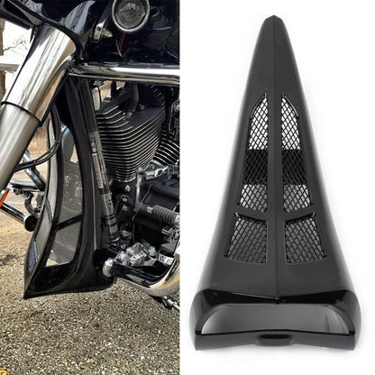 Tall Chin Spoiler Scoop Stretched For Harley Street Road Glide 2014+ Gloss Black