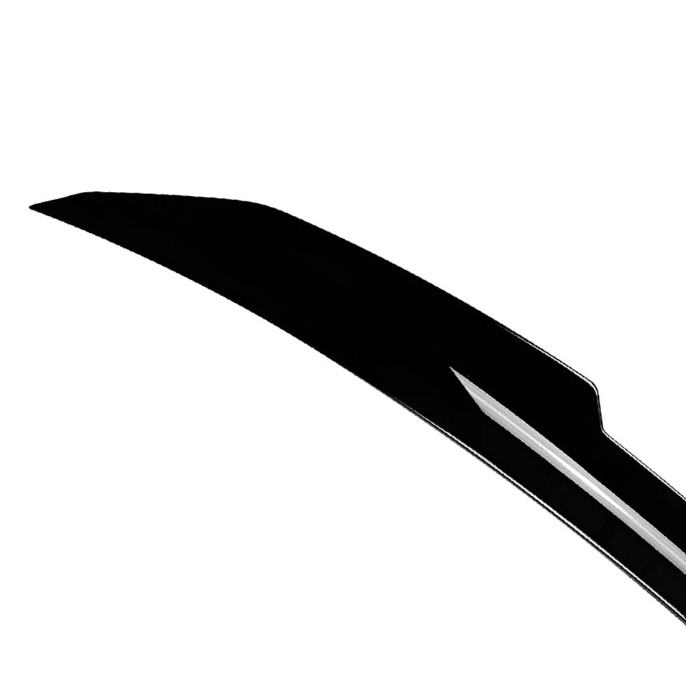 1Pc Glossy Black Rear Trunk Spoiler For Audi A5 S5 8T 4 Door Sportback 2007-2016