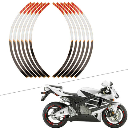 Rim Stripes Wheel Decals Tape Stickers Fit HONDA CBR250RR CBR400RR CBR600RR Oran
