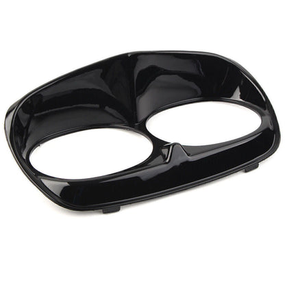 Headlight Bezel Scowl Outer Light Fairing Fit Harley Road Glide FLT 98-13 Black
