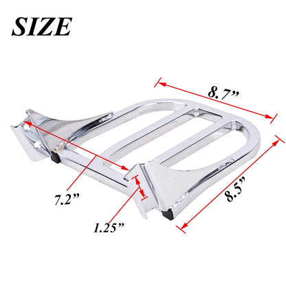 Rear Backrest Luggage Rack For Harley Sportster XL 883 2004-UP Softail 1984-2005