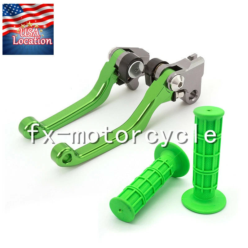 For Kawasaki KLX150S 2009-2013 KLX150L 2014-2024 FXCNC Brake Clutch Levers Grips