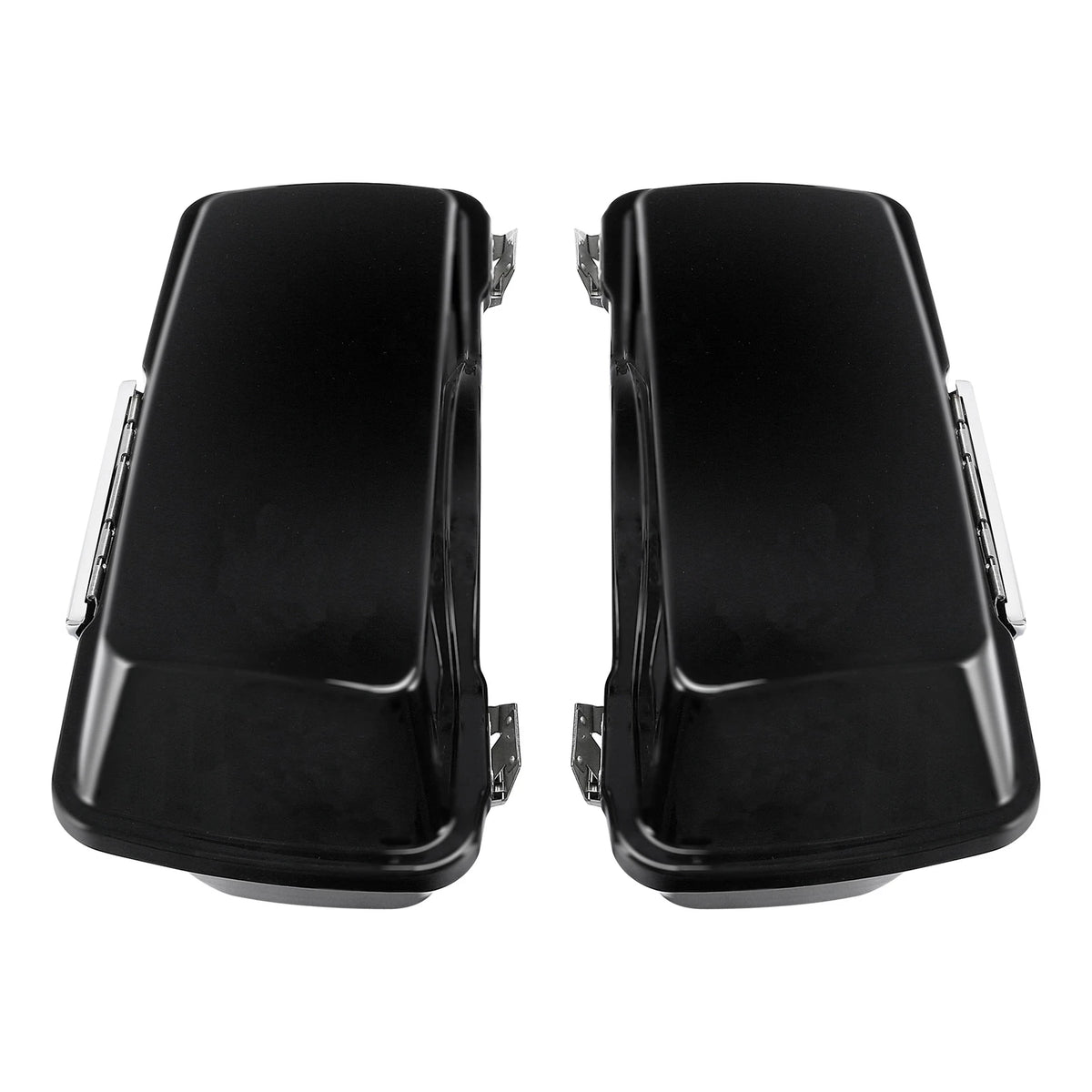 Matte Black Hard Saddle Bags Trunk Fit For Harley Touring Electra Glide 94-13 US