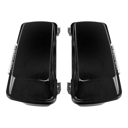 Matte Black Hard Saddle Bags Trunk Fit For Harley Touring Electra Glide 94-13 US