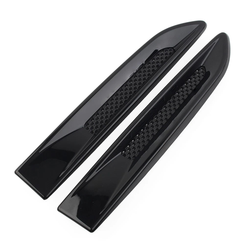 Front Fender Air Vent Outlet Grille Trim Black For Jaguar XE F-Pace 2016-2020