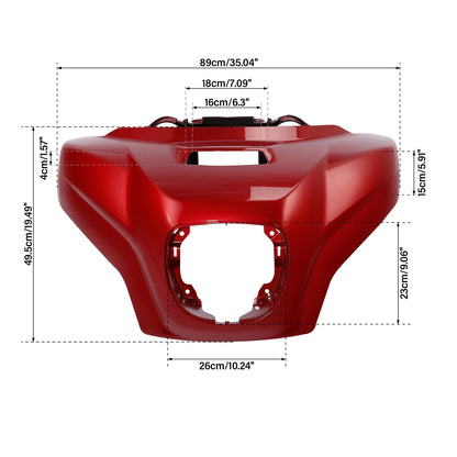 Front Inner Outer Fairings For Indian Chieftain Dark Horse 2019-25 Ruby Metallic
