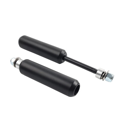 6" Left & Right Crash Bar Shock Frame Sliders Mounts For Harley Dyna 2006-2017