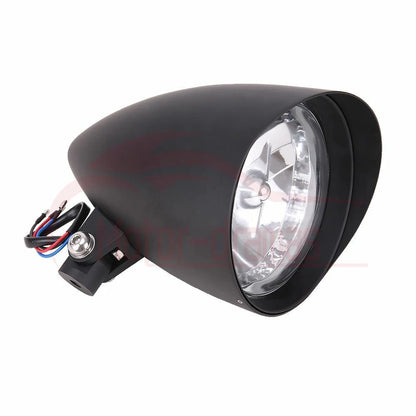 5.75 " 5-3/4 Inch Motorcycle Headlight Lamp Visor Bucket For Harley Dyna Softail