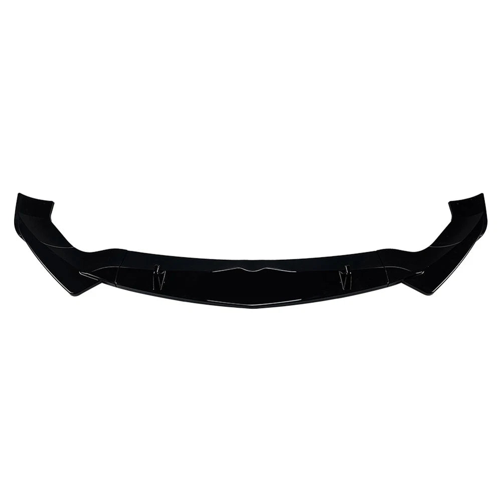 Glossy Black Front Bumper Spoiler Lip Body Kit For Alfa Romeo Stelvio 2017-2025
