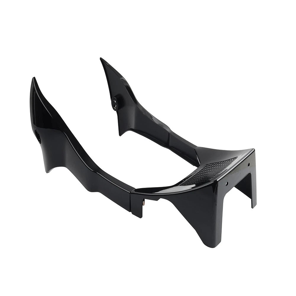 Side Fairing Spoiler Panels Cover Black For Harley Low Rider ST FXLRST 2022-2024