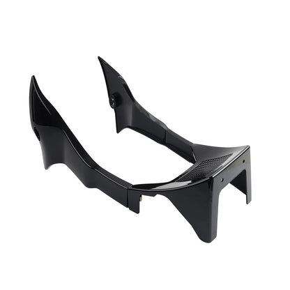 Side Fairing Spoiler Panels Cover Black For Harley Low Rider ST FXLRST 2022-2024