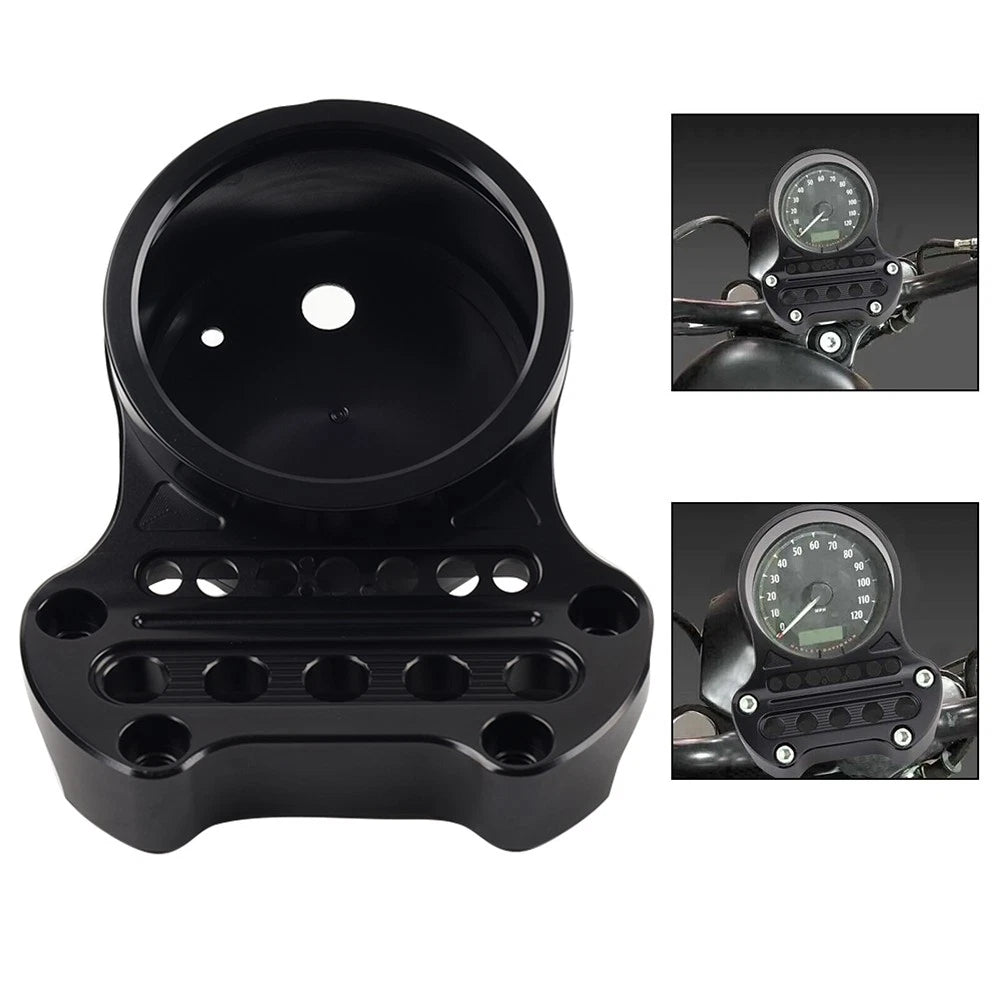 US Speedometer Bracket Relocation Indicator Clamp For Harley Sportster XL1200