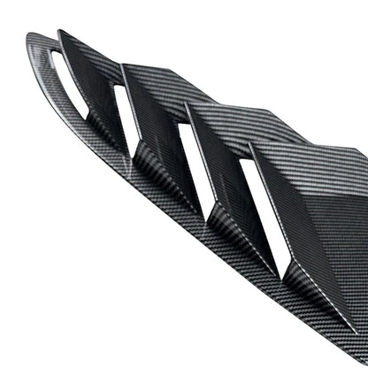 Carbon ABS Rear Shutter Window Louver Cover For Toyota GR86 For Subaru BRZ 22-24