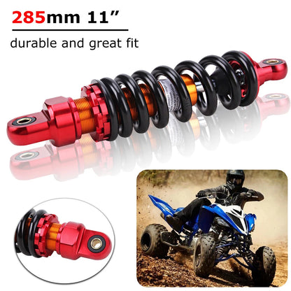 11" inch 285mm Rear Shock Absorber Suspension For 110/125/140cc Pit bike ATV UTV