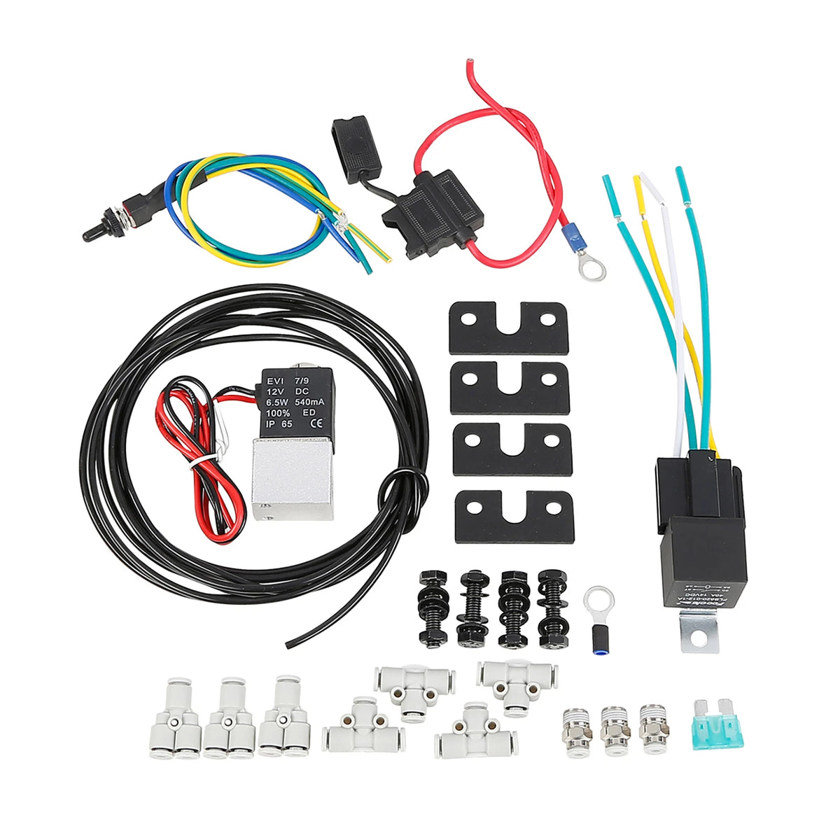 Rear Air Ride Suspension Kit Fit For Harley Electra Street Road Glide King 94-Up