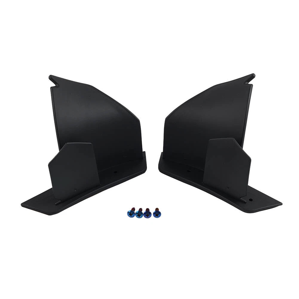 Fixed Wing Fairing Winglet Spoiler Aerodynamic Wing For BMW S1000RR 15-18 Black