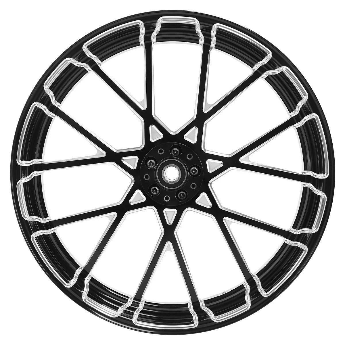 21" Front Wheel Rim Dual Disc Wheel Hub For Harley Touring Road Glide 08-25 ABS