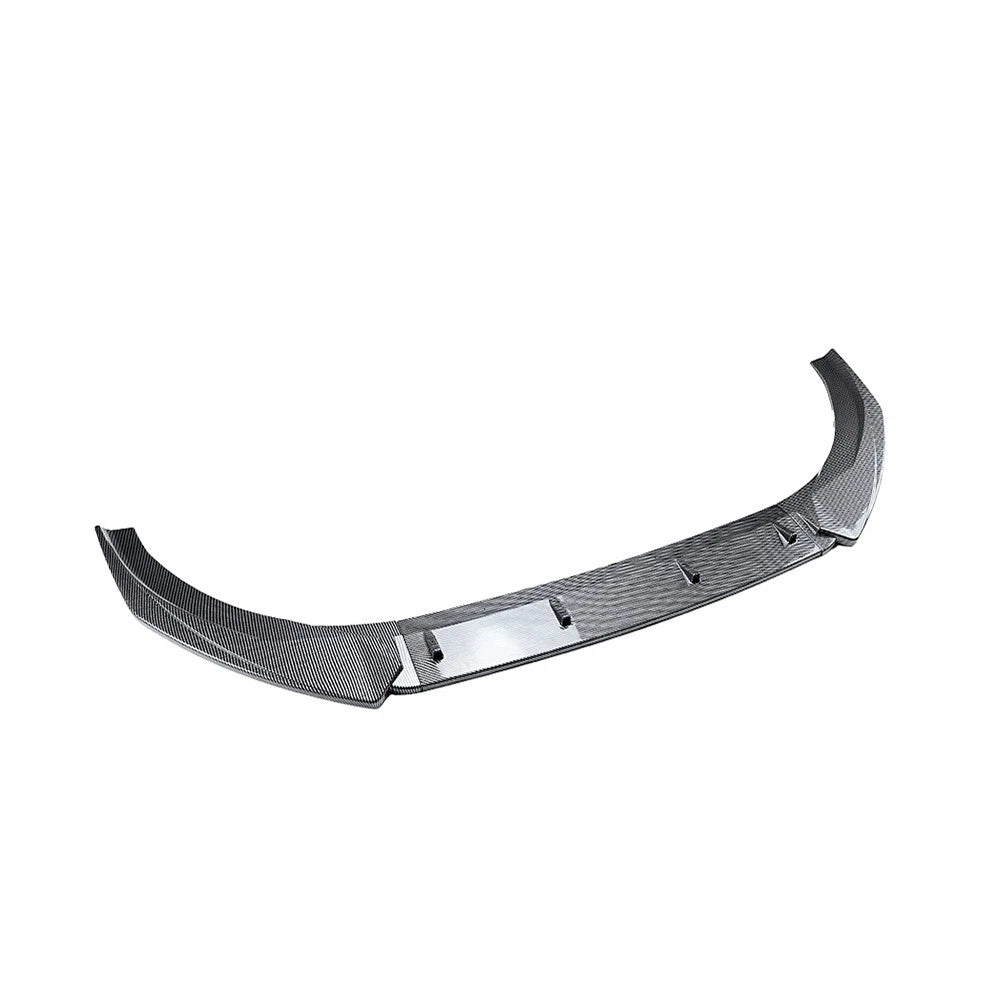 Carbon Look Front Bumper Spoiler Lip For Audi A3 S3 8V Pre-Facelift 2013-2016
