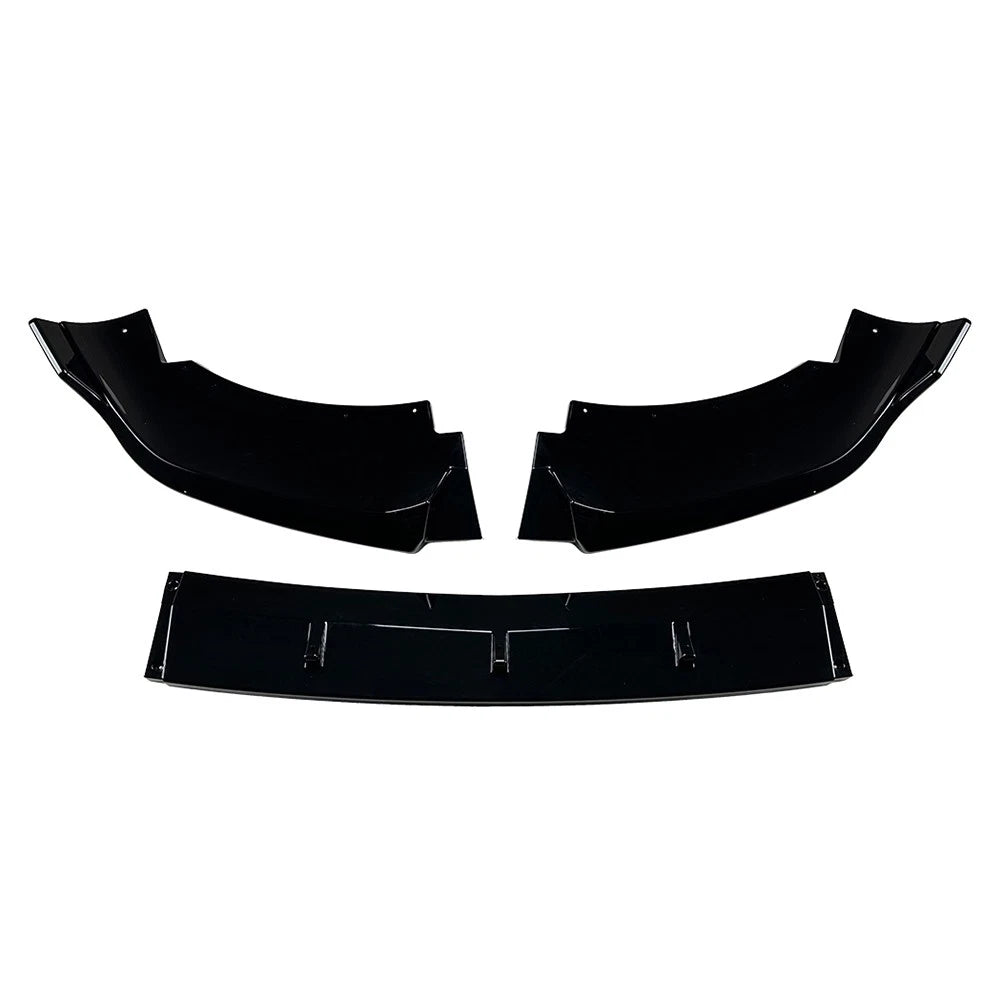 Glossy Black Front Bumper Splitter Spoiler Lip For BMW X6 G06 M Sport 2019-2023