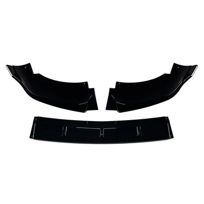 Glossy Black Front Bumper Splitter Spoiler Lip For BMW X6 G06 M Sport 2019-2023