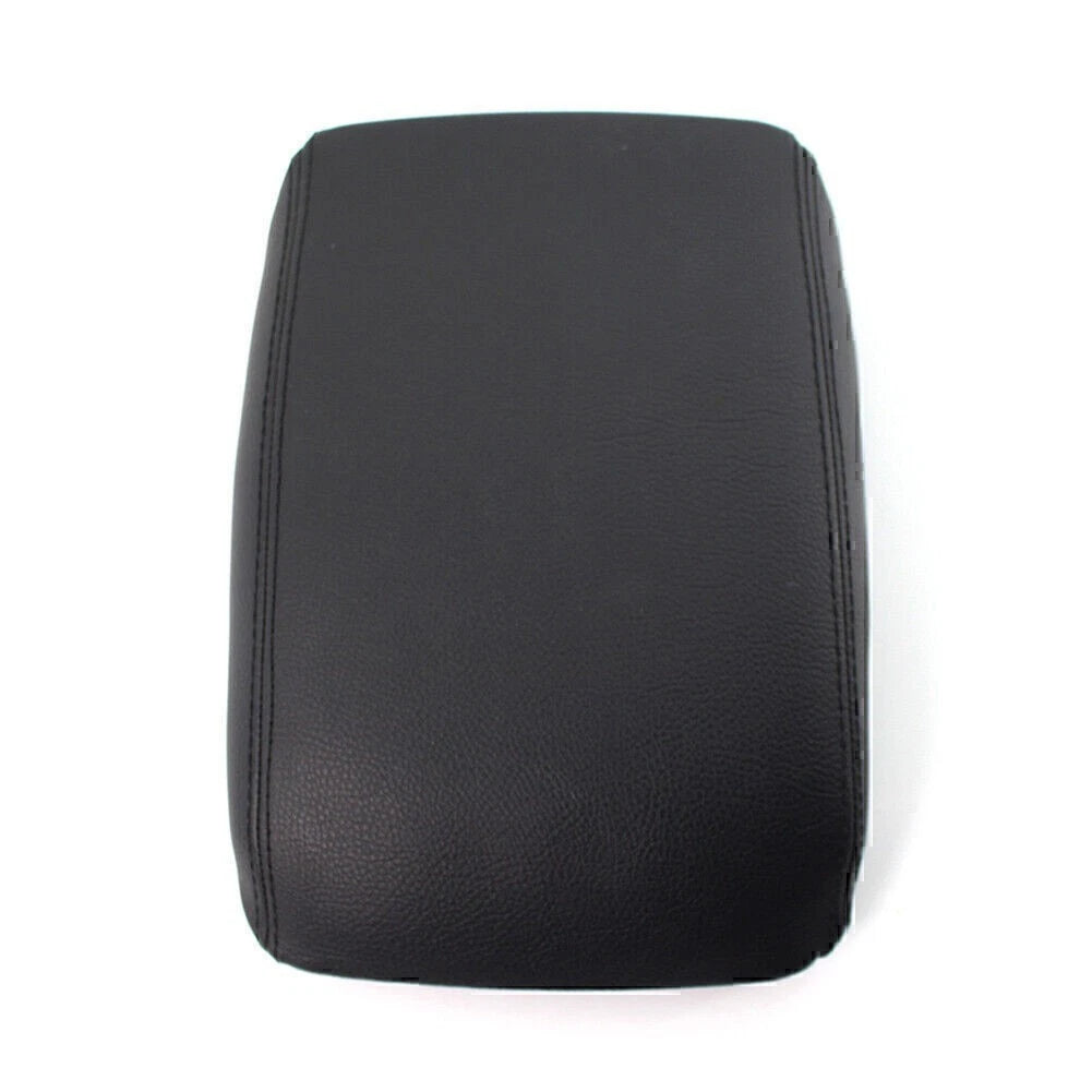 Center Console Lid Armrest Cover Leather For AUDI A4 A5 B8 2008-2016 Black Car