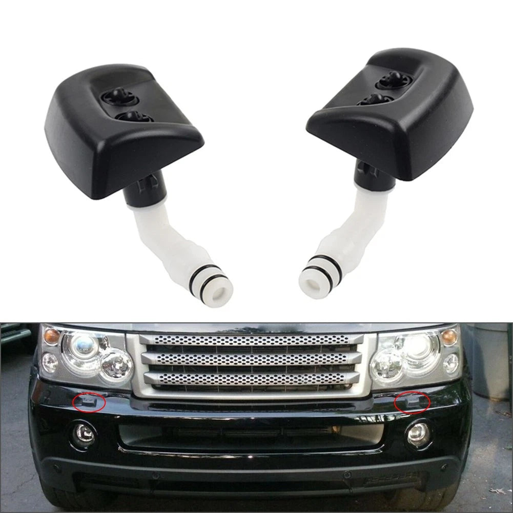 1 Pair Headlamp Headlight Washer Jet Sprayer For Range Rover Sport 2006-2009