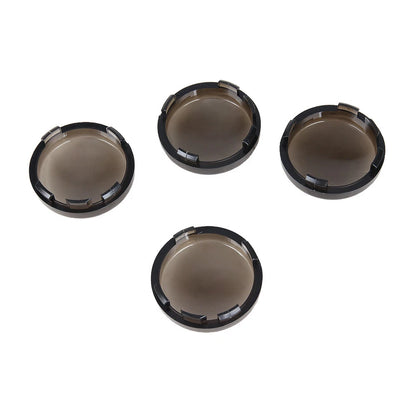 4X Turn Signal Light Smoke Lens Cover for Harley Touring Sportster Softail Dyna